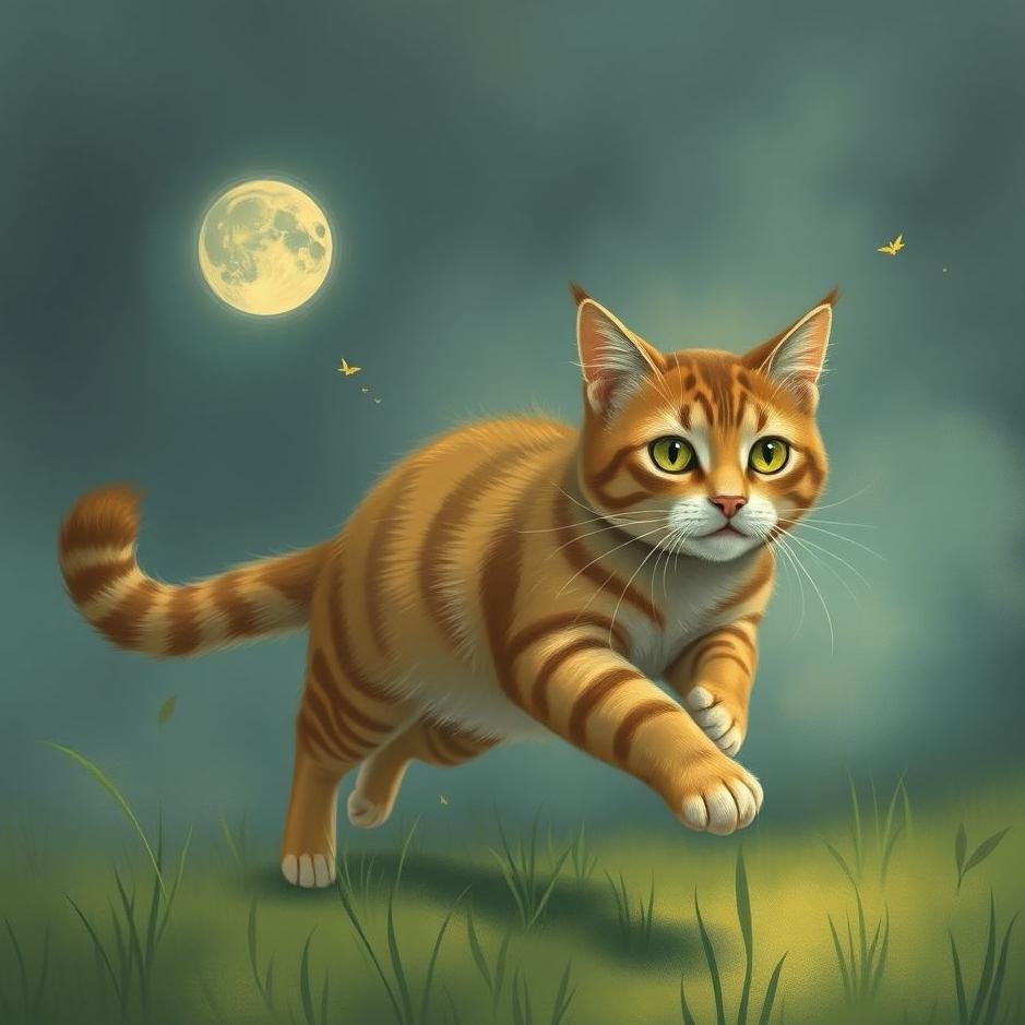 Dream : Running away from a cat in a dream