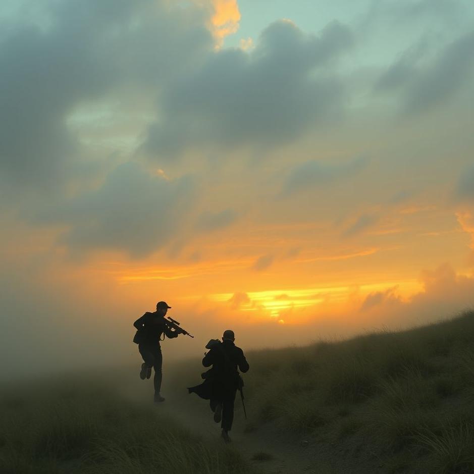 Dream : Running away from armed men in a dream