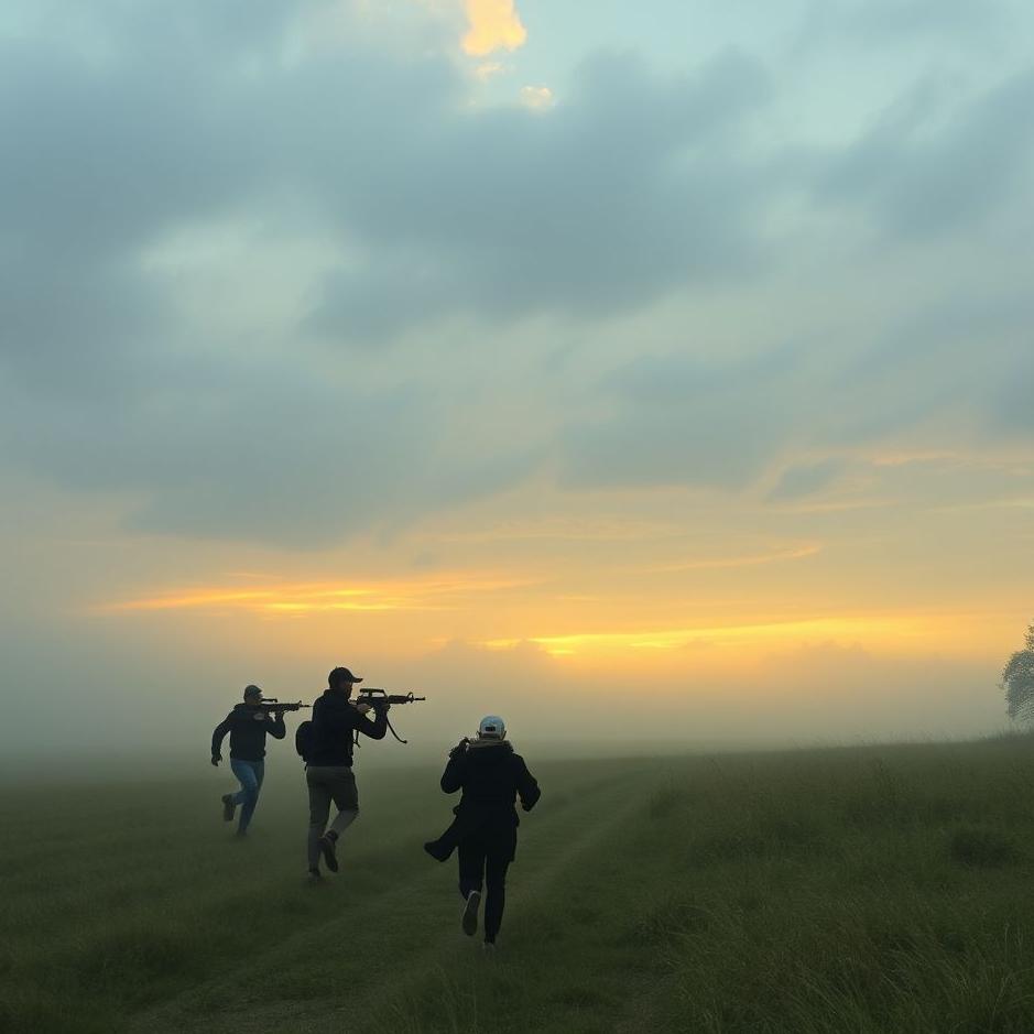 Dream : Running away from armed people in a dream