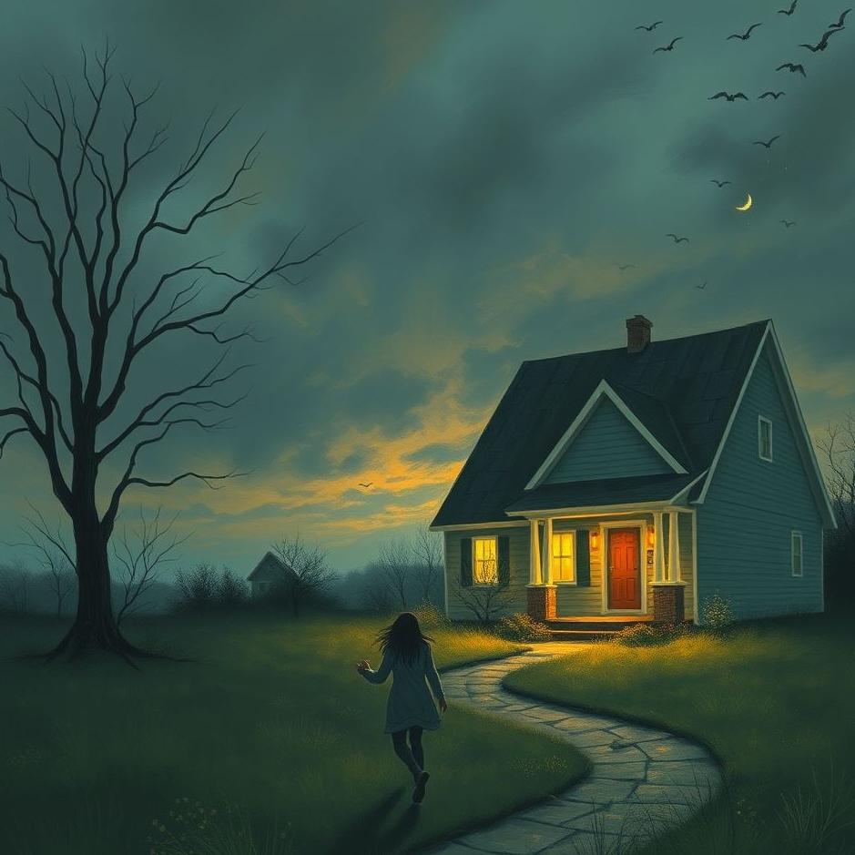 Dream : Running away from home crying in a dream