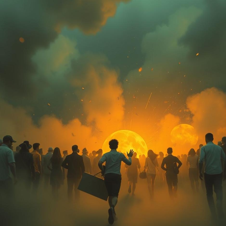 Dream : Running away from the crowd in your dream