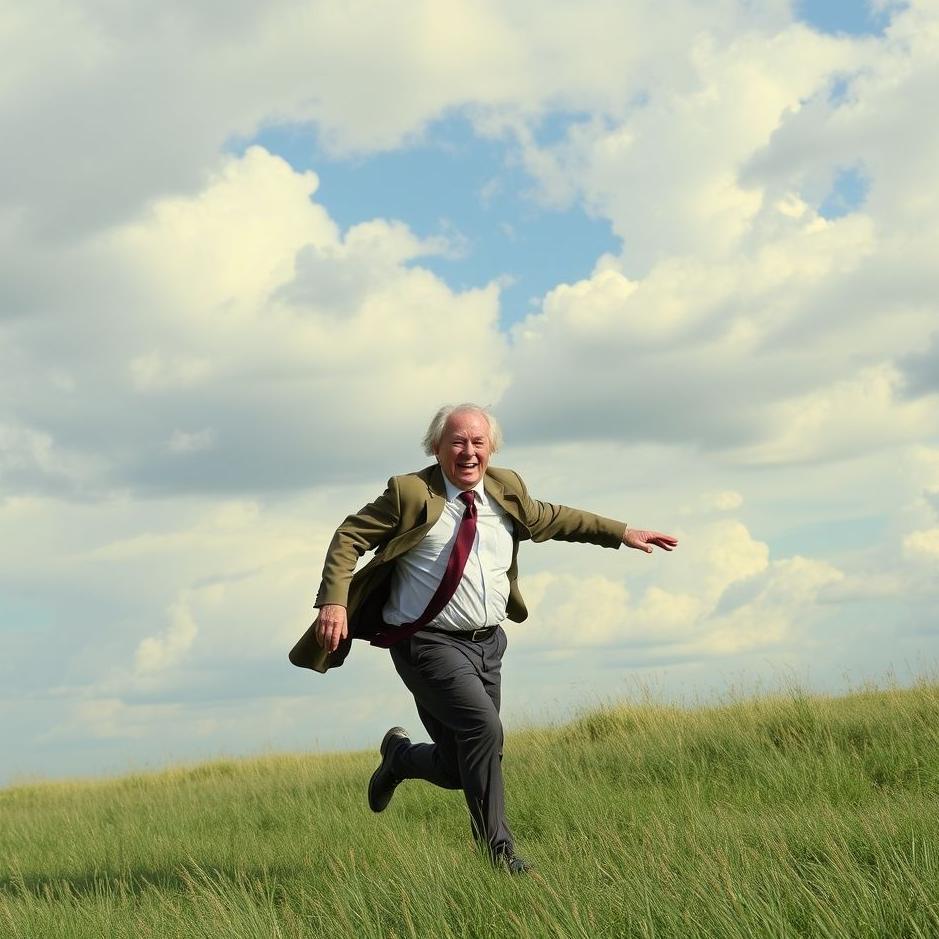 Dream : Running away from your old colleague in a dream