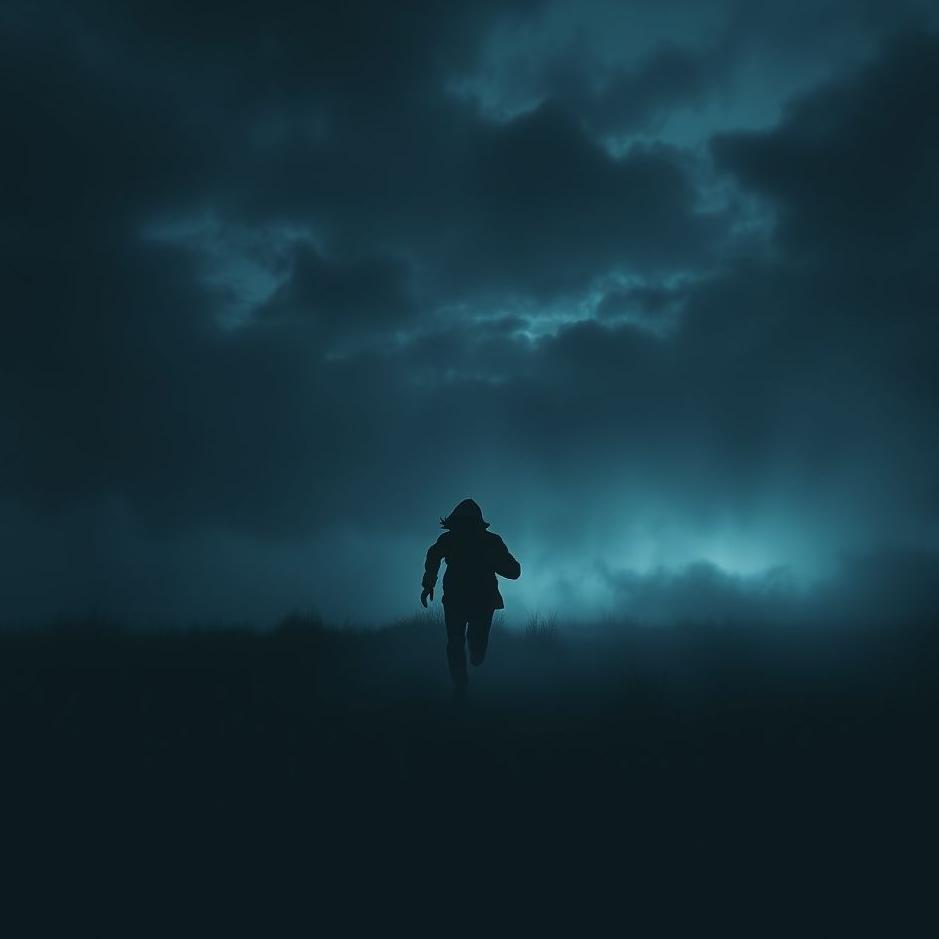 Dream : Running away in fear at night in a dream