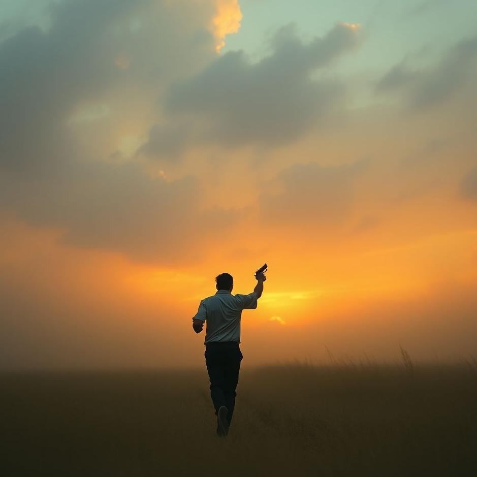Dream : Running away with a gun in a dream