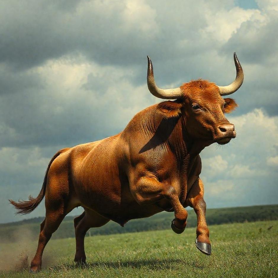 Dream : Running bull in a dream