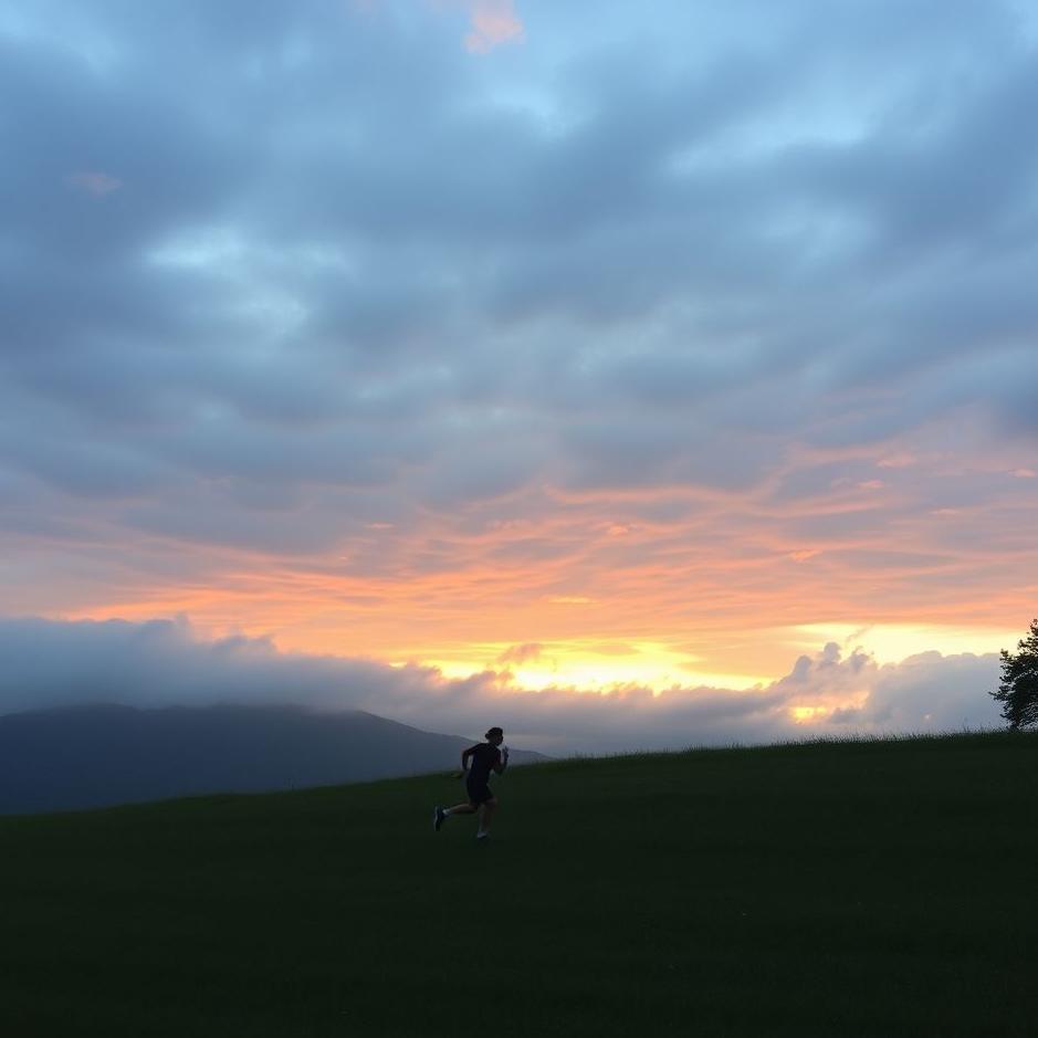 Dream : Running but not getting tired in a dream