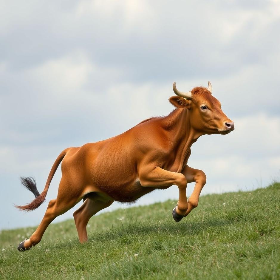 Dream : Running calf in a dream