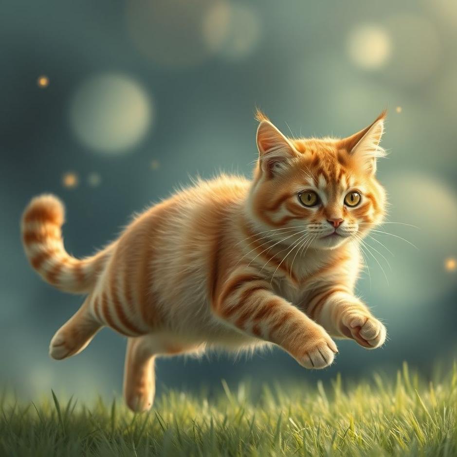 Dream : Running cat in a dream