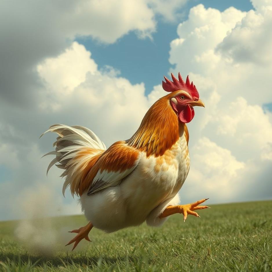 Dream : Running chicken in a dream