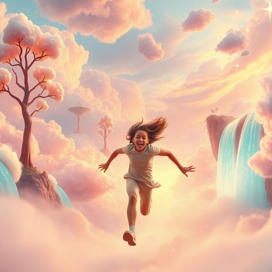 Dream : Running for joy in a dream