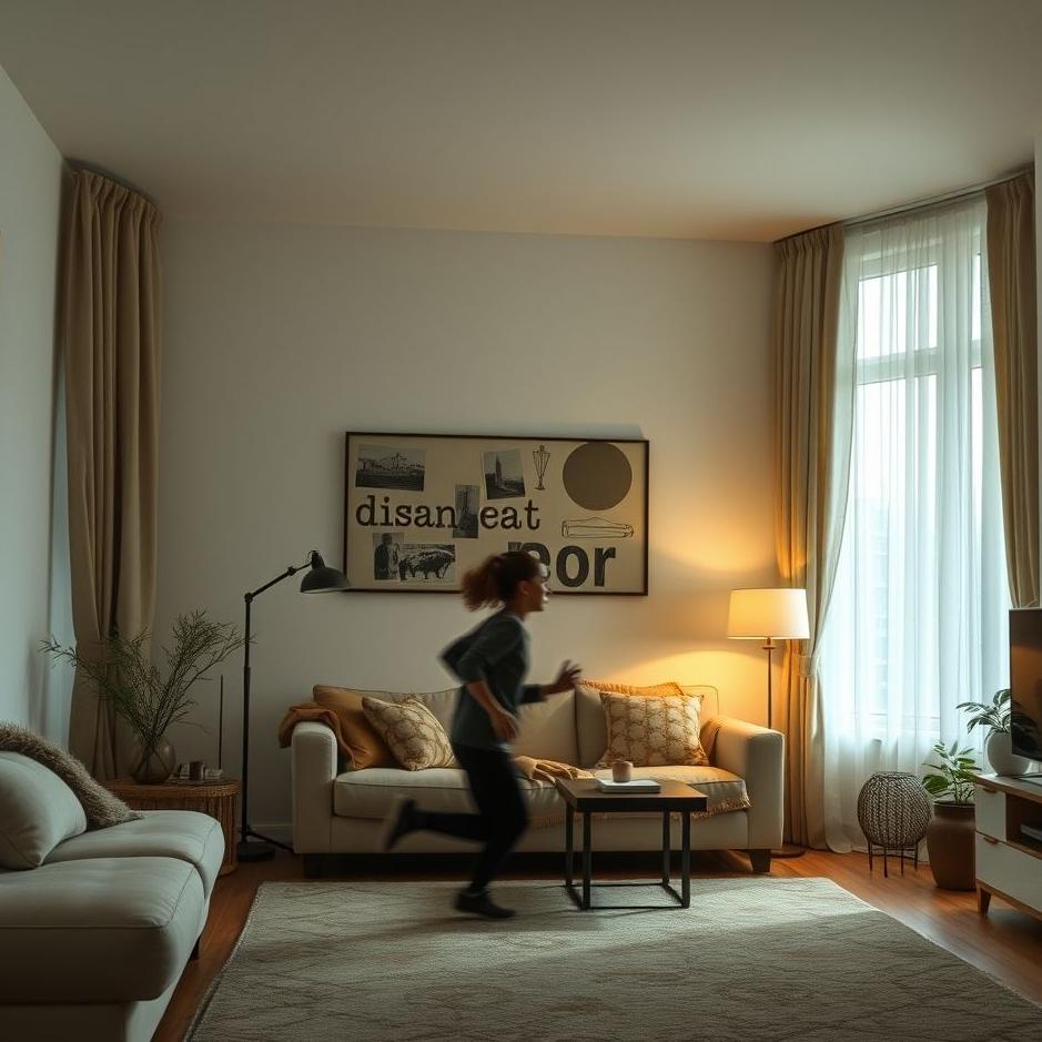 Dream : Running in the apartment in the dream