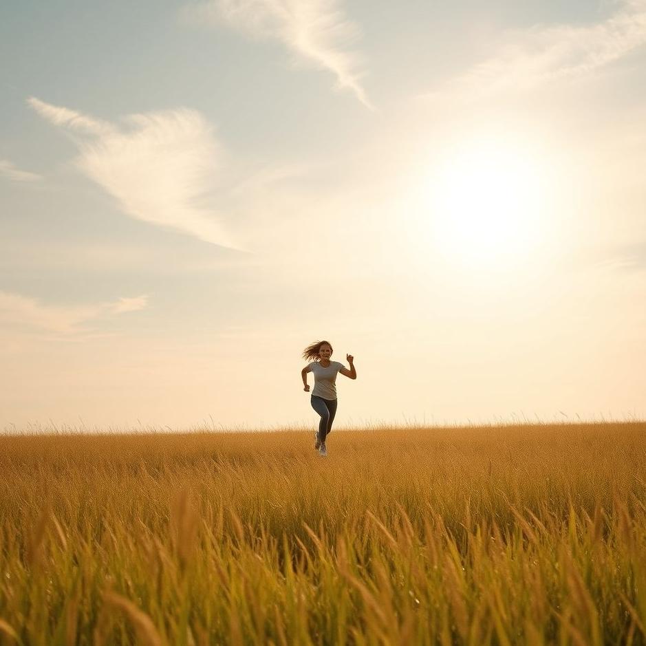 Dream : Running in the fields in a dream