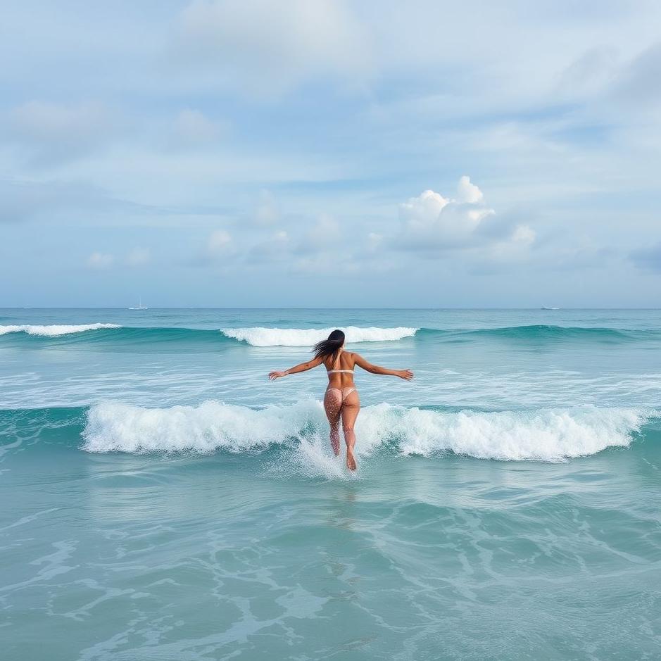 Dream : Running in the ocean in a dream