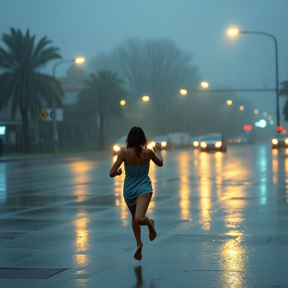 Dream : Running in the rain with your ex-lover in your dream