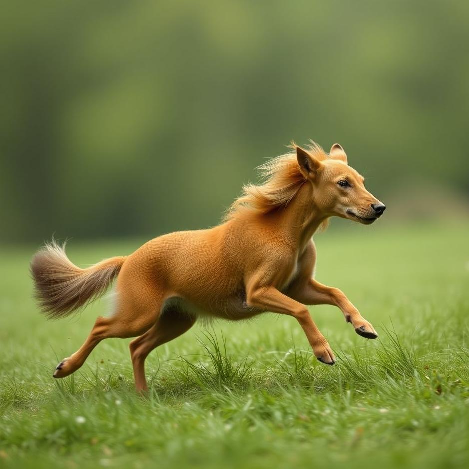 Dream : Running like an animal in a dream