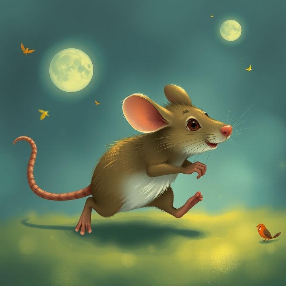 Dream : Running mouse in a dream