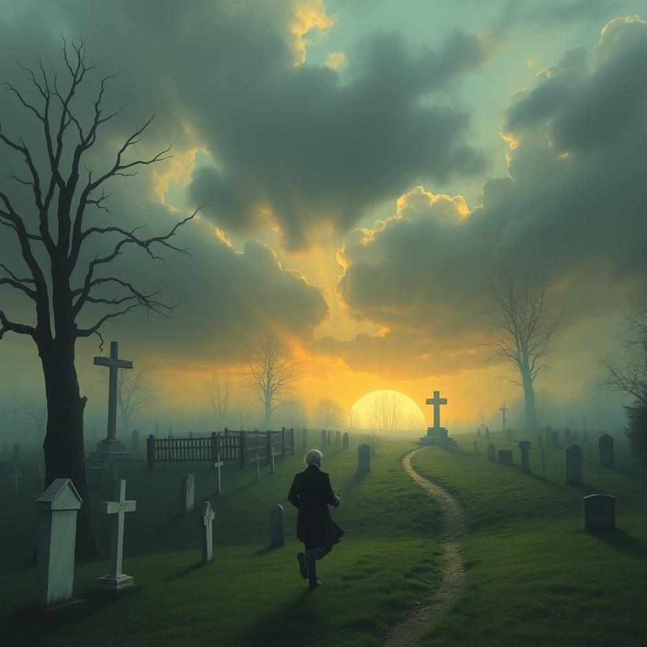 Dream : Running to the cemetery in a dream