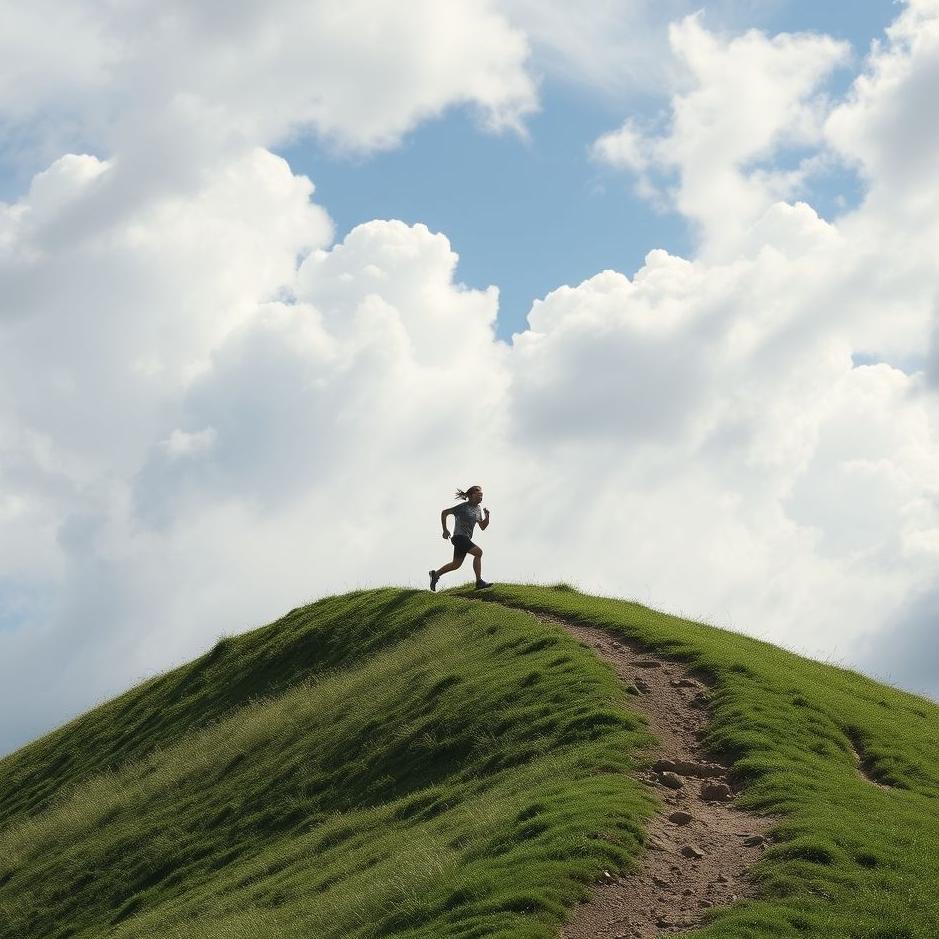 Dream : Running uphill in a dream