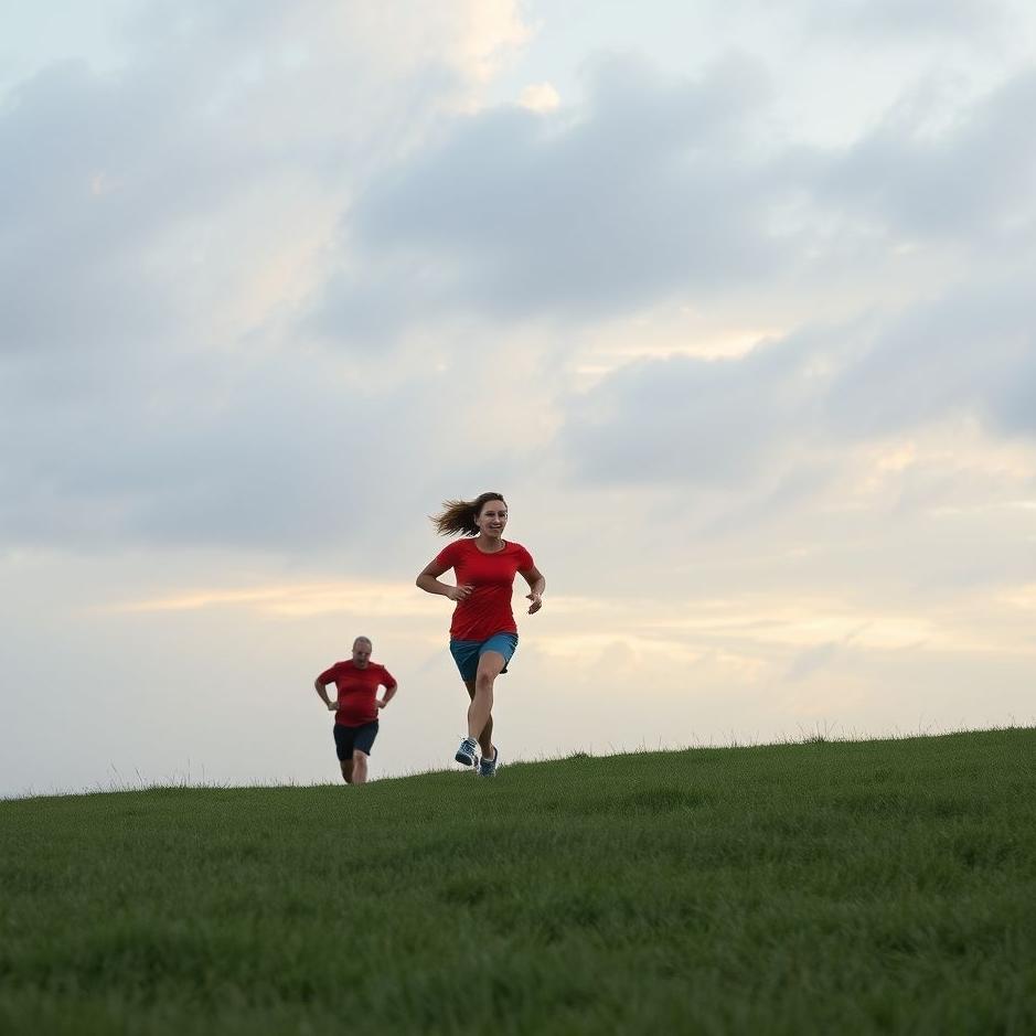 Dream : Running with two people in a dream