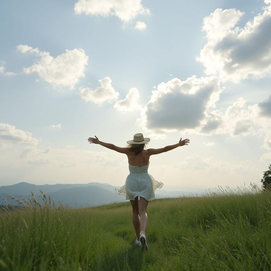 Dream : Running with your arms open in a dream