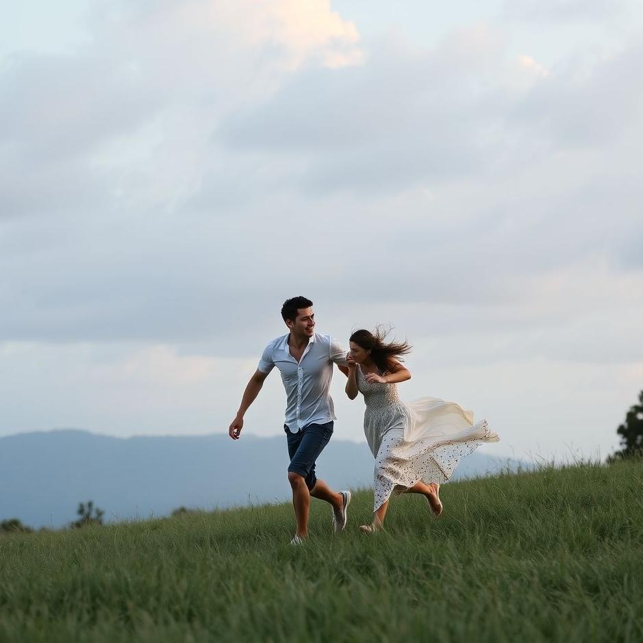 Dream : Running with your lover in a dream