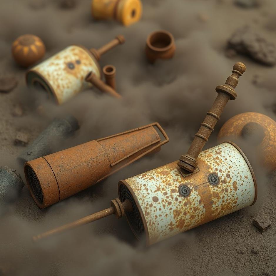 Dream : Rusted objects in a dream