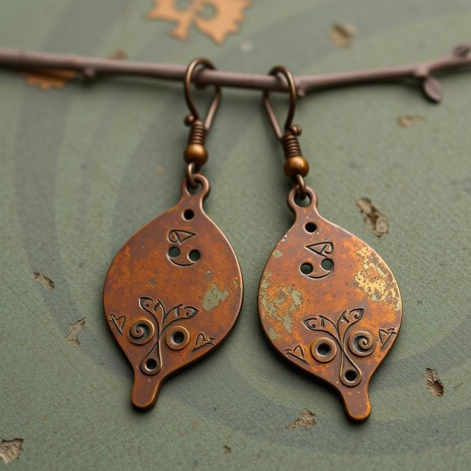 Dream : Rusty earrings in a dream