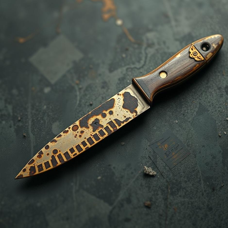 Dream : Rusty knife in a dream