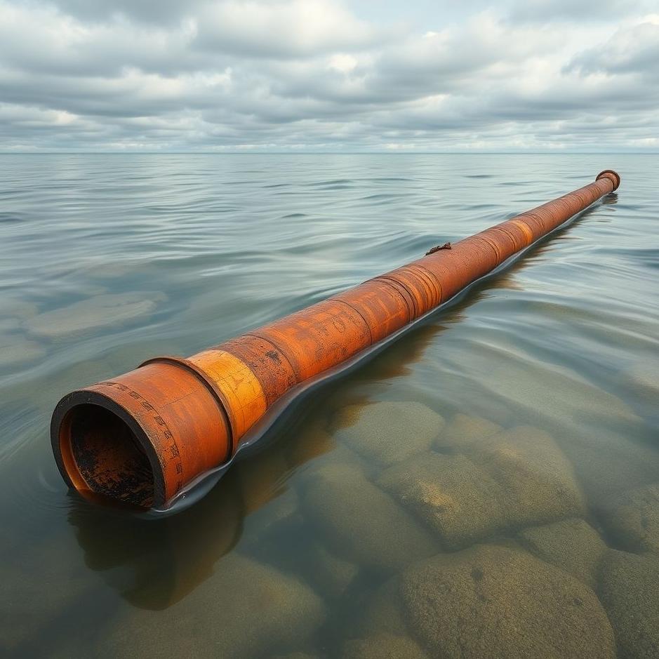 Dream : Rusty pipe in a dream