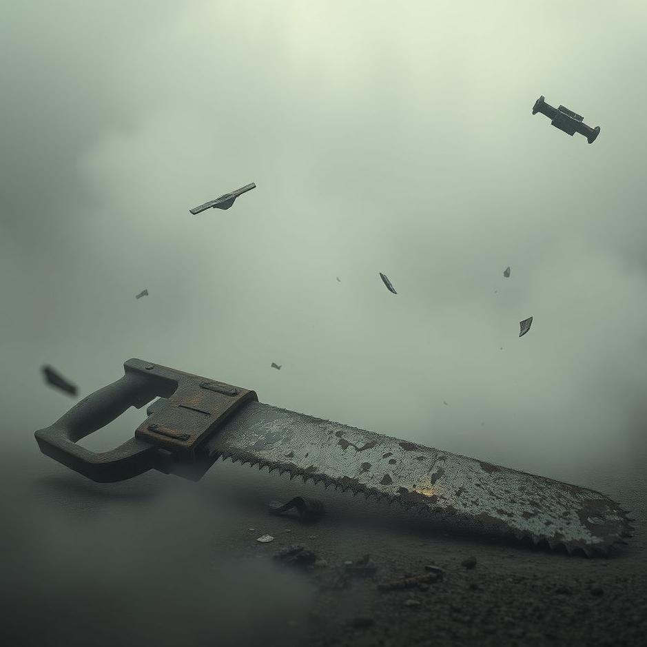 Dream : Rusty saw in a dream