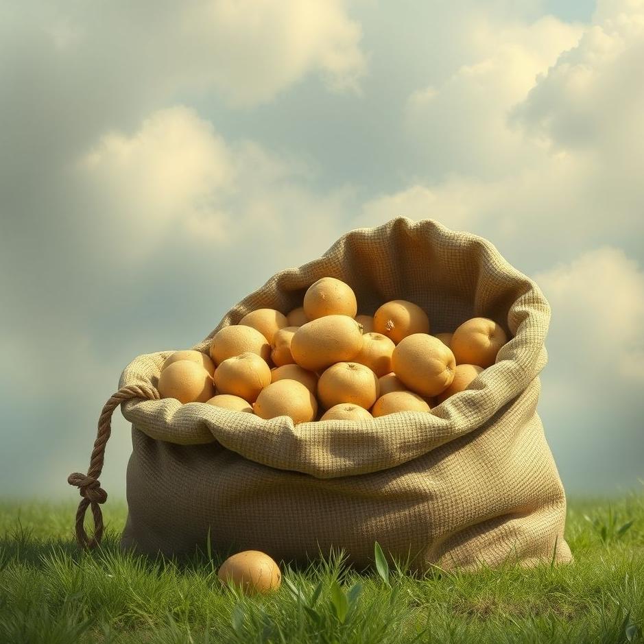 Dream : Sack full of potatoes in a dream