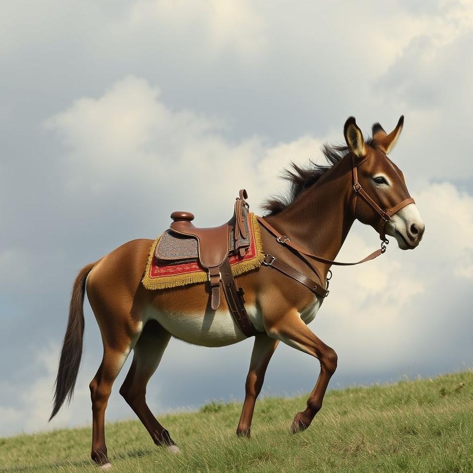 Dream : Saddled donkey in a dream