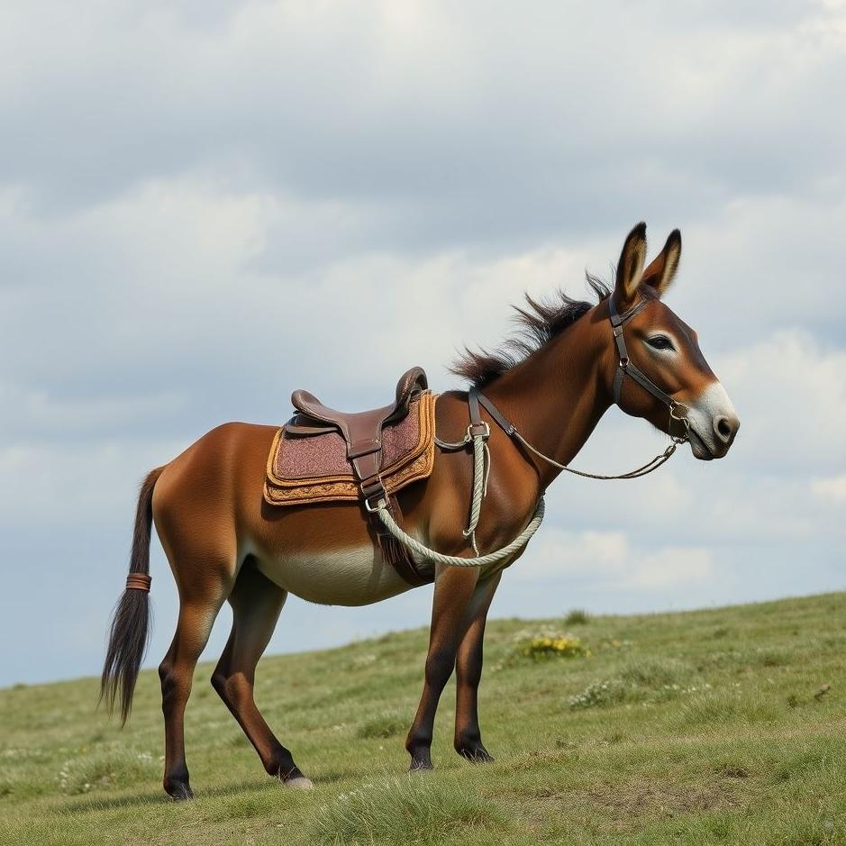 Dream : Saddleless donkey in a dream