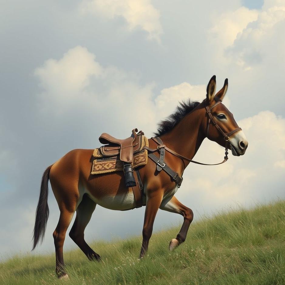 Dream : Saddling a donkey in a dream