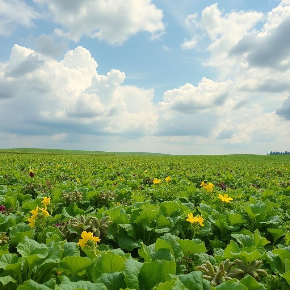 Dream : Salad field in a dream