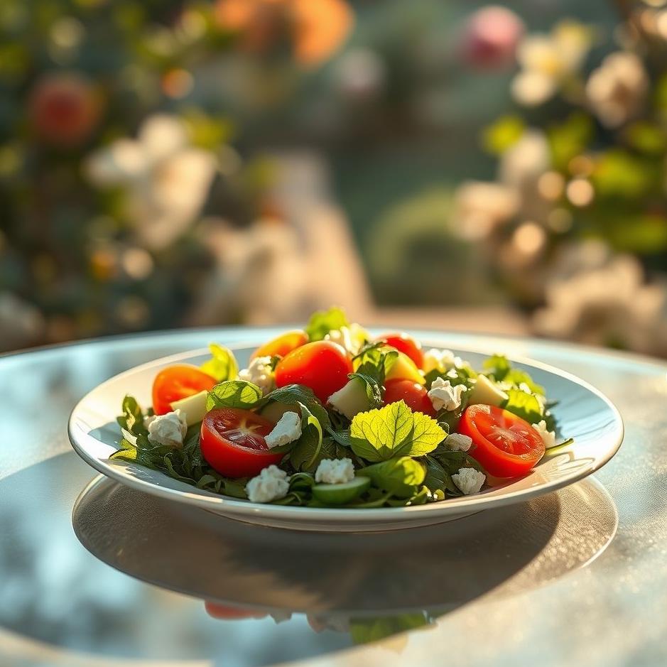 Dream : Salad plate in a dream