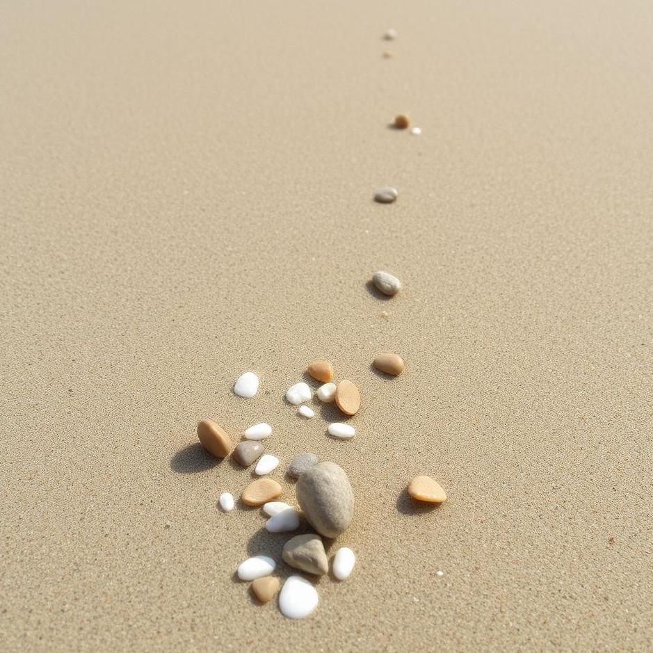 Dream : Sand and pebbles in a dream