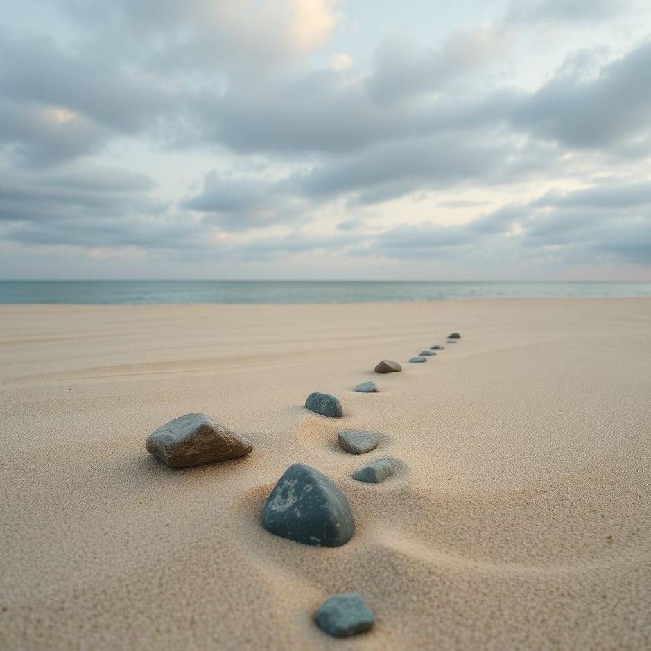 Dream : Sand and stones in a dream