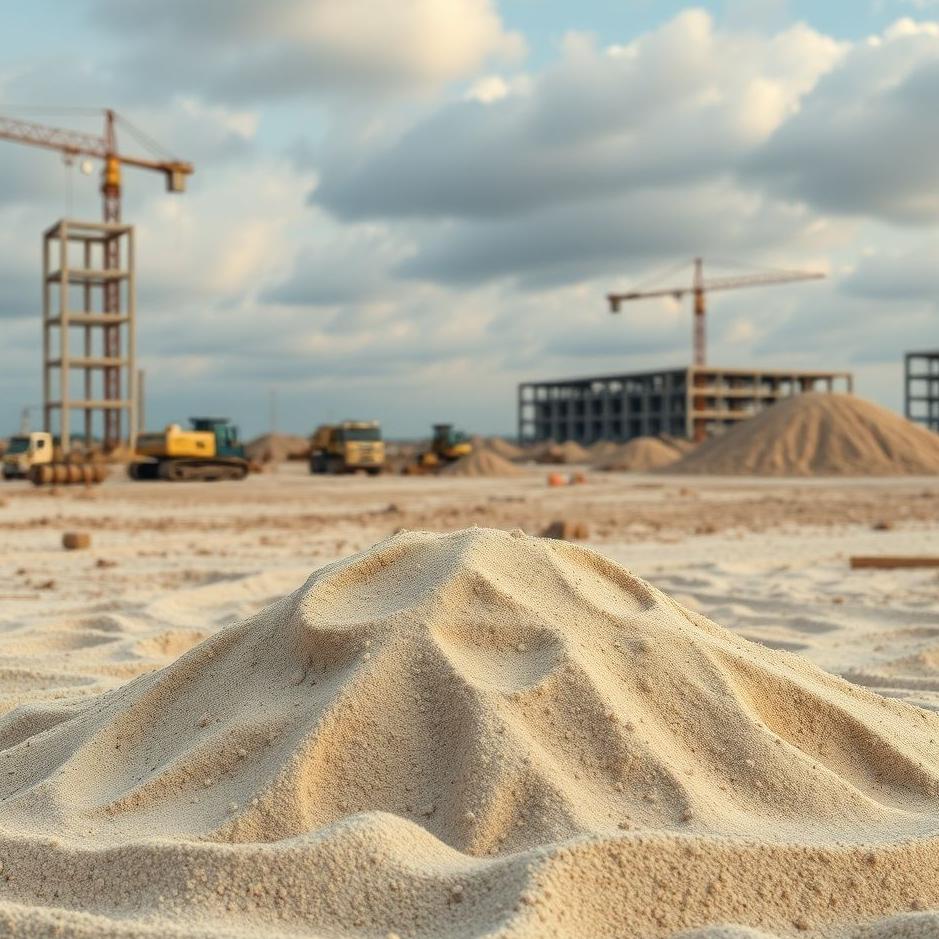 Dream : Sand in a construction site in a dream