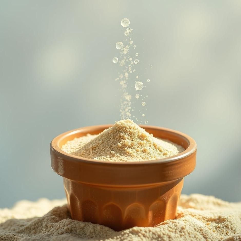 Dream : Sand in a flower pot in a dream