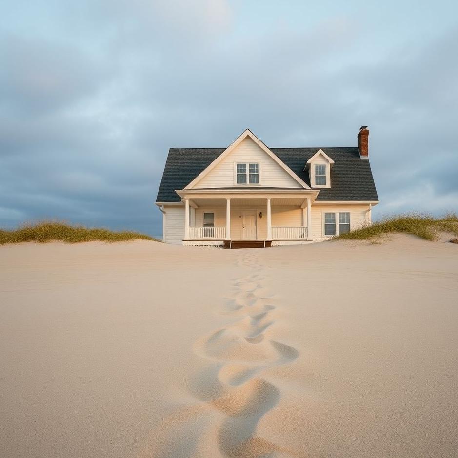 Dream : Sand in front of the house in a dream