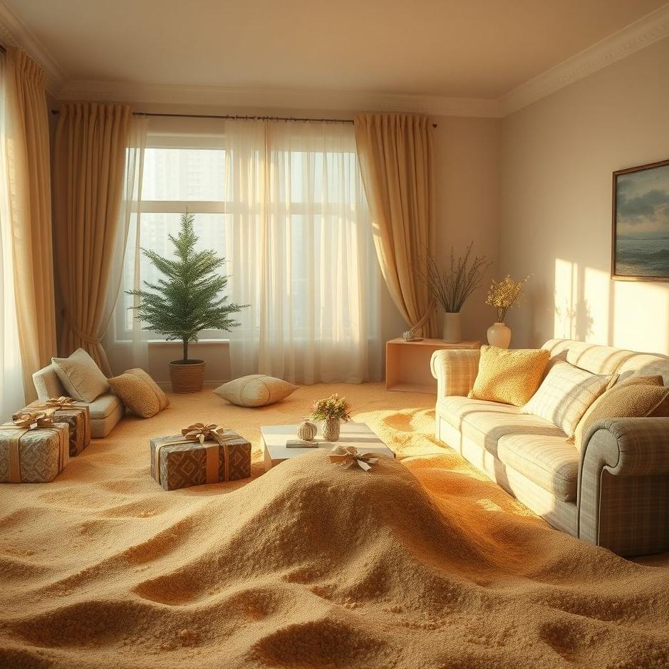 Dream : Sand in your house in a dream