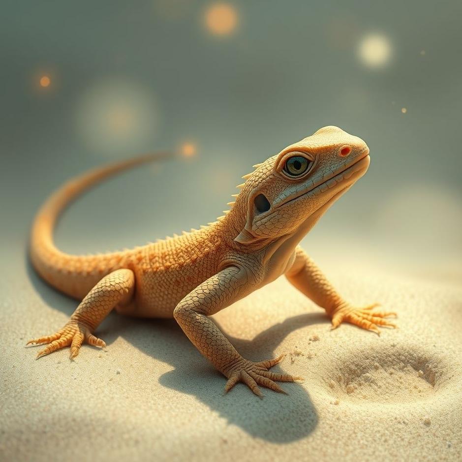Dream : Sand lizard in a dream