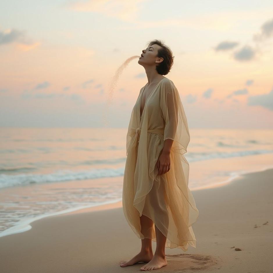 Dream : Sand loss from the mouth in the dream