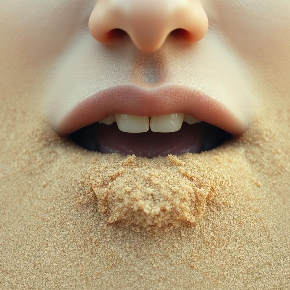 Dream : Sand on the mouth in the dream