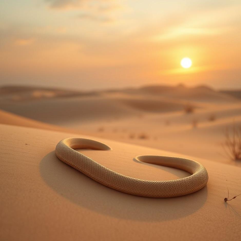 Dream : Sand snake in a dream