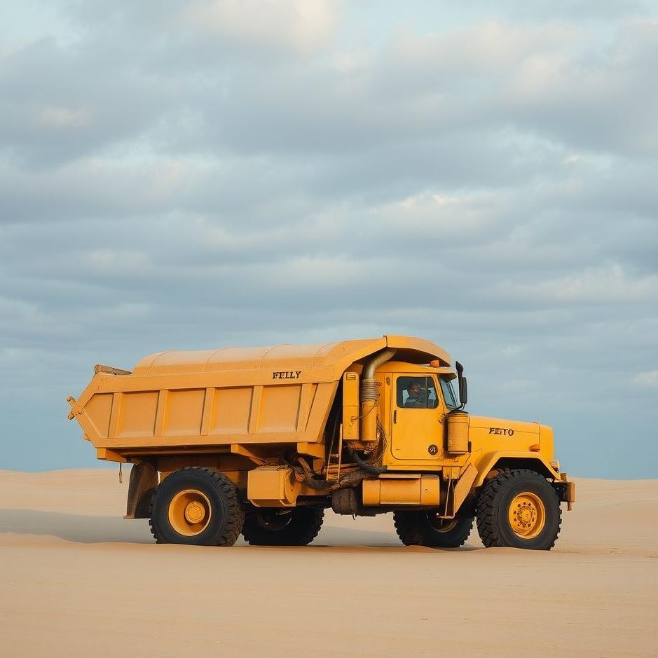 Dream : Sand truck in a dream