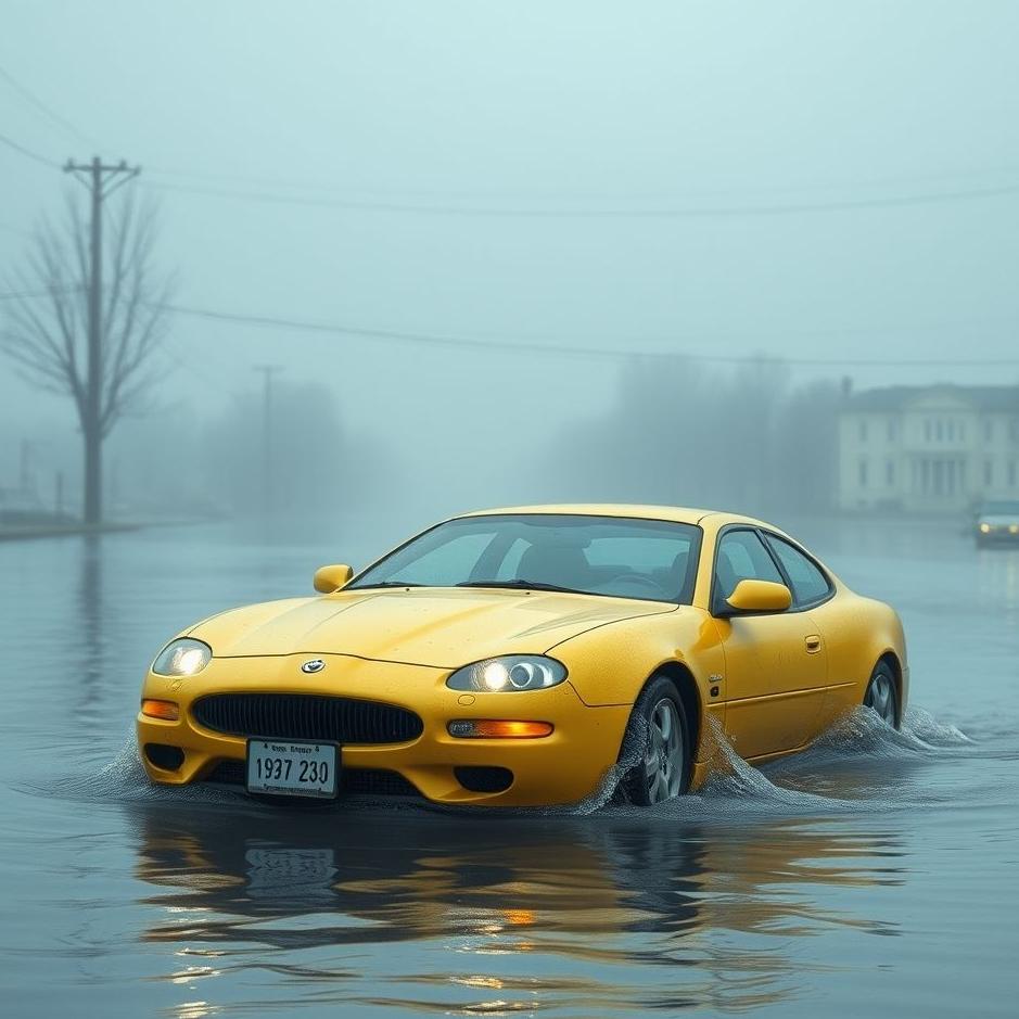Dream : Save the car from flood in the dream