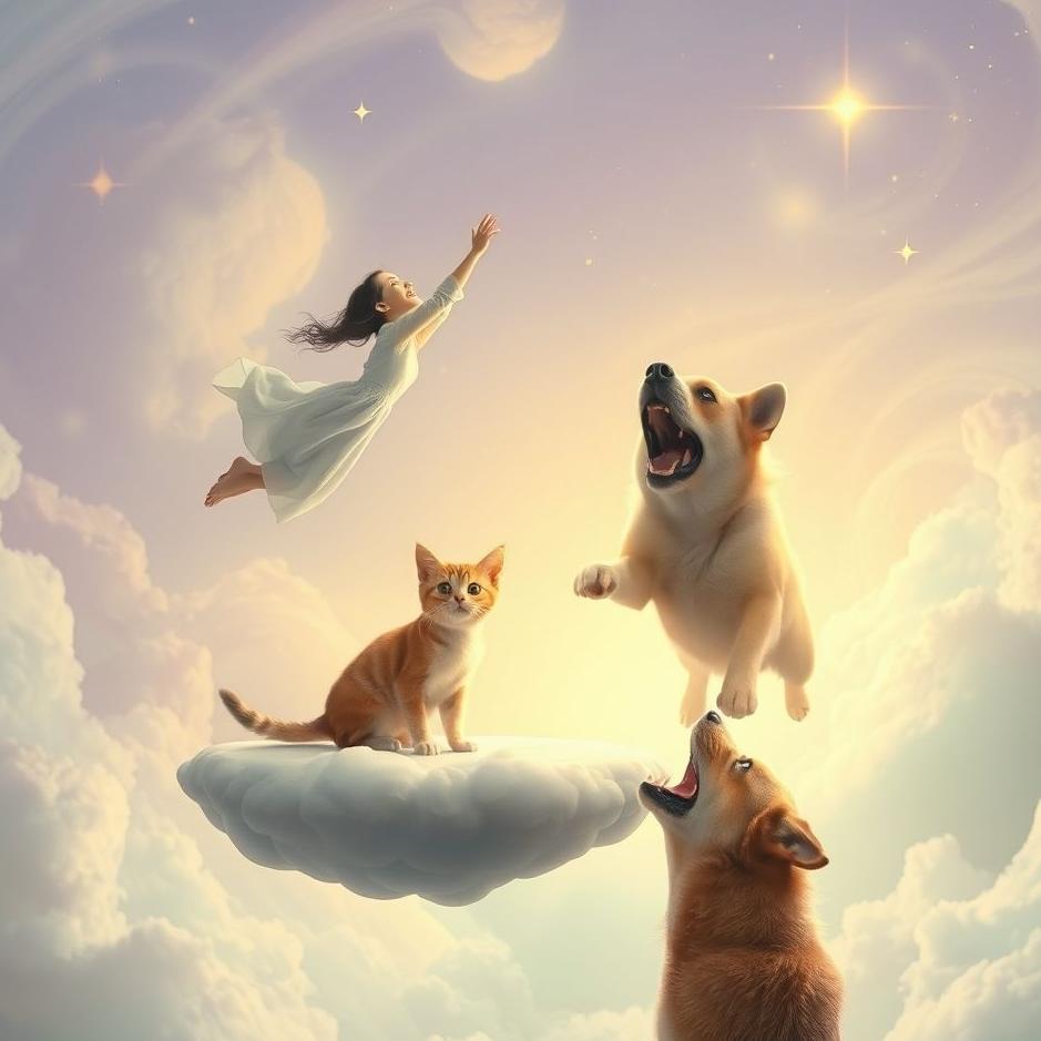 Dream : Saving a cat from a dog in a dream