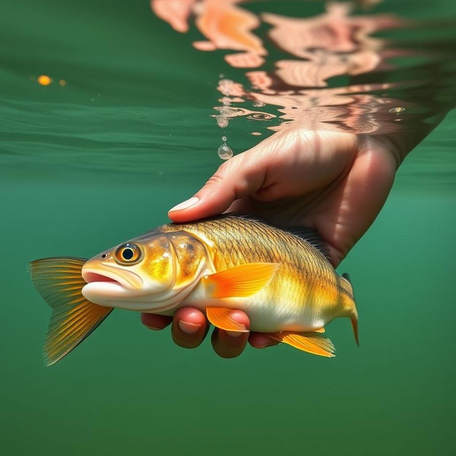 Dream : Saving a fish from dying